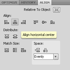 align panel